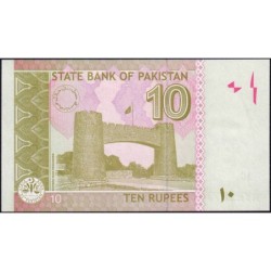 Pakistan - Pick 45l_2 - 10 rupees - Série AVE - 2017 - Etat : NEUF
