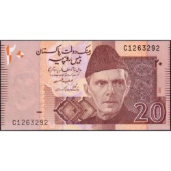 Pakistan - Pick 46a - 20 rupees - Série C - 2005 - Etat : NEUF