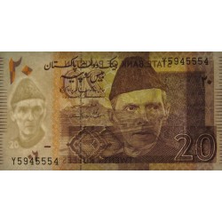 Pakistan - Pick 46a_1 - 20 rupees - Série Y - 2005 - Etat : NEUF