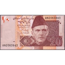 Pakistan - Pick 46b_2 - 20 rupees - Série AN - 2006 - Etat : NEUF