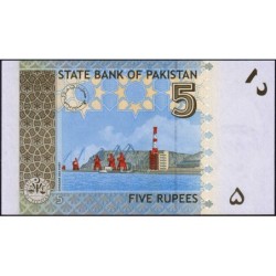 Pakistan - Pick 53a_1 - 5 rupees - Série A - 2008 - Etat : NEUF