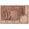Belgique - Pick 62b - 20 francs - 22/01/1905 - Etat : TB-