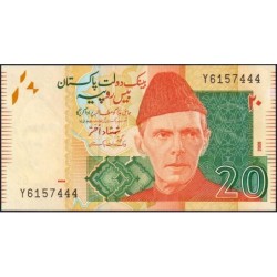 Pakistan - Pick 55b_1 - 20 rupees - Série Y - 2008 - Etat : NEUF