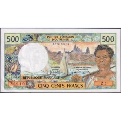 Nouvelle-Calédonie - Nouméa - Pick 60e - 500 francs - Série Z.1 - 1990 - Etat : SPL+