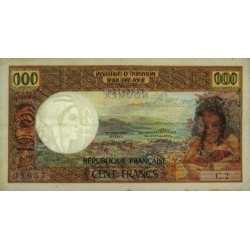 Nouvelle-Calédonie - Nouméa - Pick 63a - 100 francs - Série C.2 - 1971 - Etat : TTB+