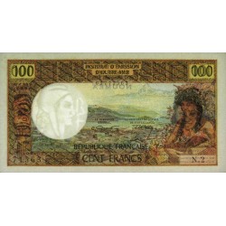 Nouvelle-Calédonie - Nouméa - Pick 63b - 100 francs - Série N.2 - 1972 - Etat : SUP