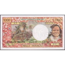 Tahiti - Papeete - Pick 27d_1 - 1'000 francs - Série F.7 - 1985 - Etat : NEUF