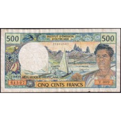 Territoire Français du Pacifique - Pick 1d - 500 francs - Série Y.009 - 2001 - Etat : TB