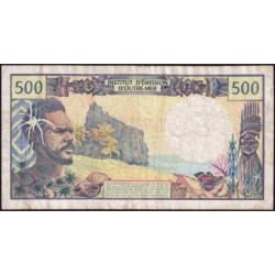 Territoire Français du Pacifique - Pick 1d - 500 francs - Série Y.009 - 2001 - Etat : TB