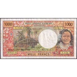 Territoire Français du Pacifique - Pick 2g - 1'000 francs - Série Y.026 - 2001 - Etat : TB