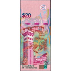 Bahamas - Pick 80 - 20 dollars - Série A - 2018 - Etat : NEUF