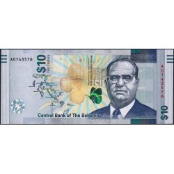 Bahamas - Pick 87 - 10 dollars - Série A - 2022 - Etat : NEUF