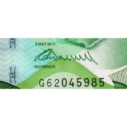 Barbade - Pick 74a - 5 dollars - Série G62 - 02/05/2013 - Etat : NEUF