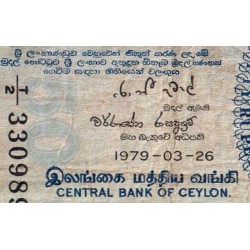 Sri-Lanka - Pick 87a - 50 rupees - Série T/2 - 26/03/1979 - Etat : TB-
