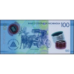Nicaragua - Pick 212a - 100 córdobas - Série A - 26/03/2014 (2015) - Polymère - Etat : NEUF