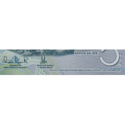 Nicaragua - Pick 219 - 5 córdobas - Série A - 23/10/2019 (2020) - Polymère commém. - Etat : NEUF