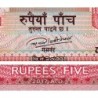 Népal - Pick 76a - 5 rupees - Série 87 - 2017 - Etat : NEUF