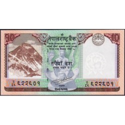 Népal - Pick 77a - 10 rupees - Série 86 - 2017 - Etat : NEUF
