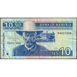 Namibie - Pick 1a - 10 dollars - Série B - 1993 - Etat : TB-