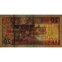 Namibie - Pick 6b - 20 dollars - Série J - 2006 - Etat : TTB