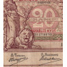 Belgique - Pick 62d - 20 francs - 07/09/1908 - Etat : TB+