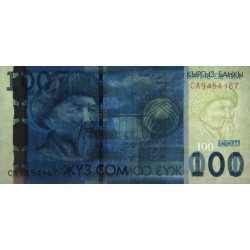 Kirghizistan - Pick 26a - 100 som - série CA - 2009 - Etat : NEUF