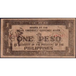 Philippines - Bohol - Pick S 139b - 1 peso - Sans lettre de série - 1942 - Etat : SUP