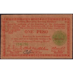 Philippines - Negros - Pick S 673 - 1 peso - Série H4 - 1944 - Etat : SPL