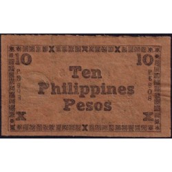 Philippines - Negros - Pick S 677a - 10 pesos - Série H3 - 1944 - Etat : SPL