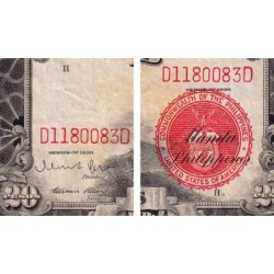 Philippines - Pick 85a - 20 pesos - Lettres D D - 1936 - Etat : TB+ à TTB
