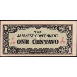 Philippines - Gouvernement Japonais - Pick 102b - 1 centavo - Série P/AM - 1942 - Etat : NEUF