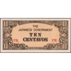Philippines - Gouvernement Japonais - Pick 104a - 10 centavos - Série PR - 1942 - Etat : NEUF