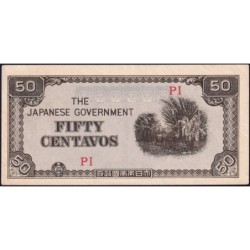 Philippines - Gouvernement Japonais - Pick 105a - 50 centavos - Série PI - 1942 - Etat : SUP+