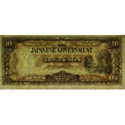 Philippines - Gouvernement Japonais - Pick 108a - 10 pesos - Série PE - 1942 - Etat : SUP