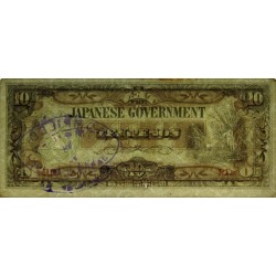 Philippines - Gouvernement Japonais - Pick 108a_b2 - 10 pesos - Série PD - 1942 - Etat : SUP