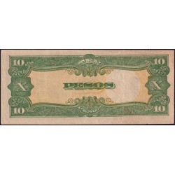 Philippines - Gouvernement Japonais - Pick 111a_a1 - 10 pesos - Série 13 - 1943 - Etat : SUP