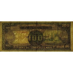Philippines - Gouvernement Japonais - Pick 112a - 100 pesos - Série 11 - 1944 - Etat : TTB