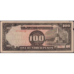 Philippines - Gouvernement Japonais - Pick 112a - 100 pesos - Série 32 - 1944 - Etat : TB