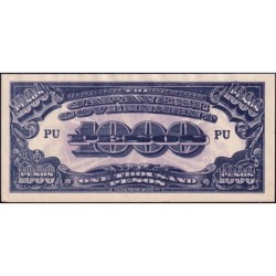 Philippines - Gouvernement Japonais - Pick 115c - 1'000 pesos - Série PU - 1945 - Etat : SPL