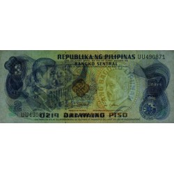 Philippines - Pick 159b - 2 piso - Série UU - 1949 (1981) - Etat : SPL
