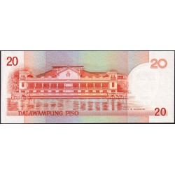 Philippines - Pick 170b - 20 piso - Série LA - 1949 (1987) - Etat : NEUF