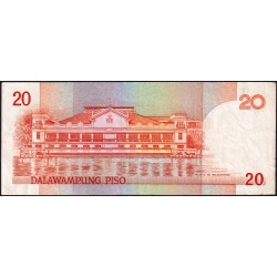 Philippines - Pick 182a - 20 piso - Série DP - 1993 (1995) - Etat : TTB