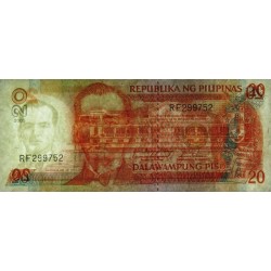 Philippines - Pick 182j_1 - 20 piso - Série RF - 2005 - Etat : NEUF