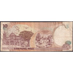 Philippines - Pick 187e - 10 piso - Série GF - 1999 - Etat : TB-