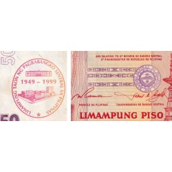 Philippines - Pick 191a - 50 piso - Série JJ - 1949/1999 - Commémoratif - Etat : NEUF