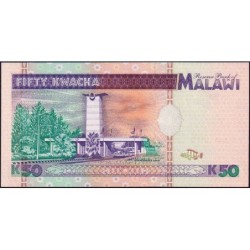 Malawi - Pick 33 - 50 kwacha - Série AL - 01/06/1995 - Etat : NEUF