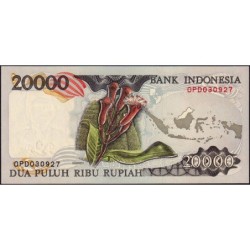 Indonésie - Pick 132a - 20'000 rupiah - Série OPD - 1992/1994 - Etat : NEUF