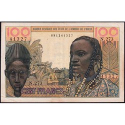 Etats Afrique Ouest - Pick 2b - 100 francs - Série N.273 - 1966 - Etat : TTB+