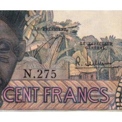 Etats Afrique Ouest - Pick 2b - 100 francs - Série N.275 - 1966 - Etat : NEUF