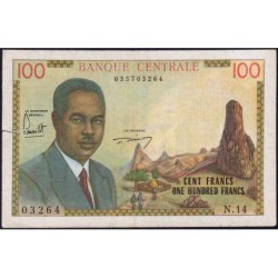 Cameroun - Pick 10 - 100 francs - Série N.14 - 1962 - Etat : TB